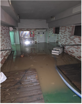 병원 장례식장 수재 손해사정 현장 사진 2